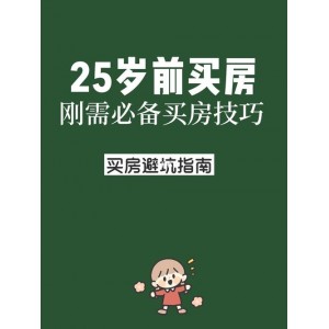 买房干货笔记【避坑有术+内部资源】
