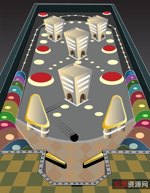 经典休闲游戏：弹子球，点击下载，挑战极限！