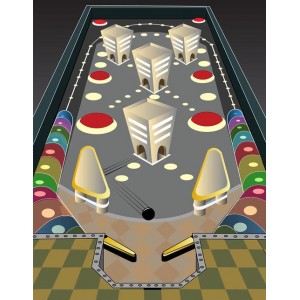 经典休闲游戏：弹子球，点击下载，挑战极限！