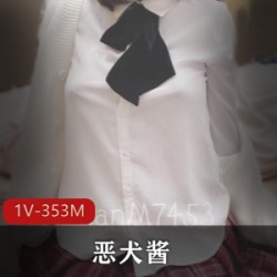 VIP独家某推恶犬酱发布新资源：粉嫩内卷1V15P353M完具拍摄风格