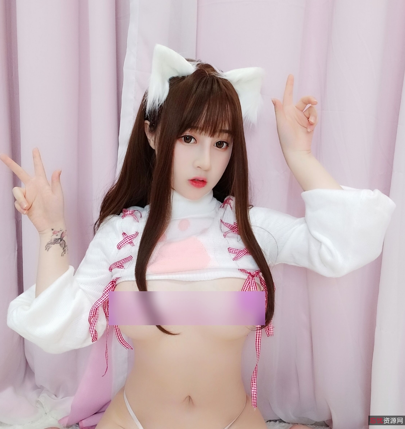 定制福利，尤猫醒醒，NO.05，9三人游