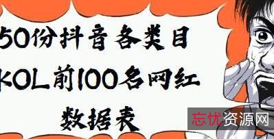 抖音KOL网红数据分析