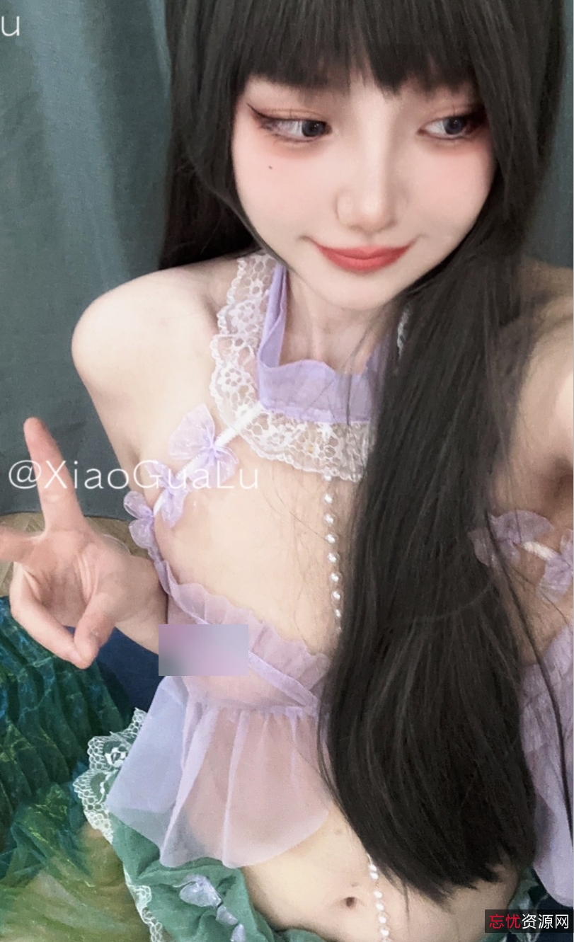 神秘小瓜陆：黑色蝴蝶结视频8三人游，39v+2g，粉丝失望官方封禁