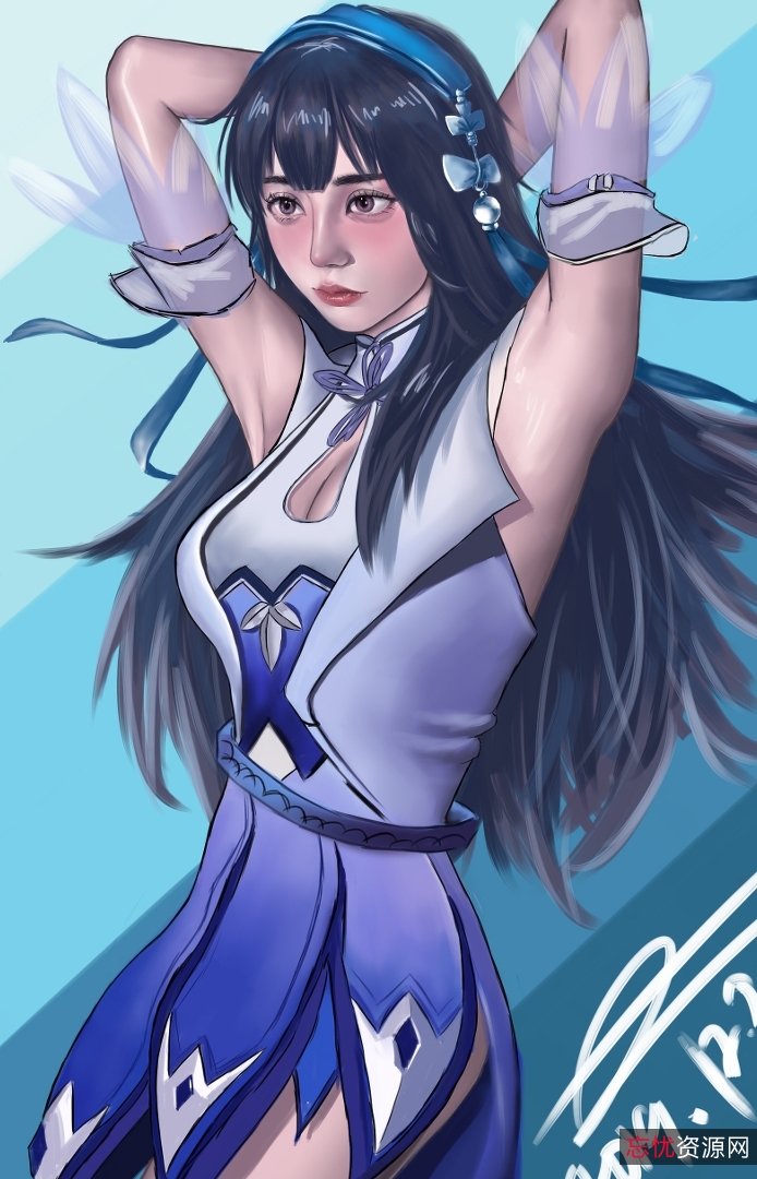 画师作品整合+百度盘+可爱+王者荣耀图包+1000+14.18G，收集了多位画师的作品。