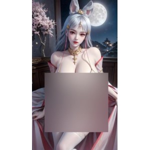 玉兔小舞国漫AI94三人游长卷6.9g丰盈